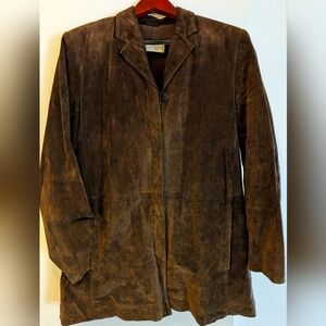 Woman's Suede Chocolate Brown Jacket